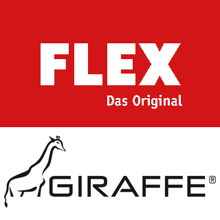 Flex Giraffa Di Levigatrice a stelo con Tag 5 + Aspirapolvere Sicurezza Vce  33 L