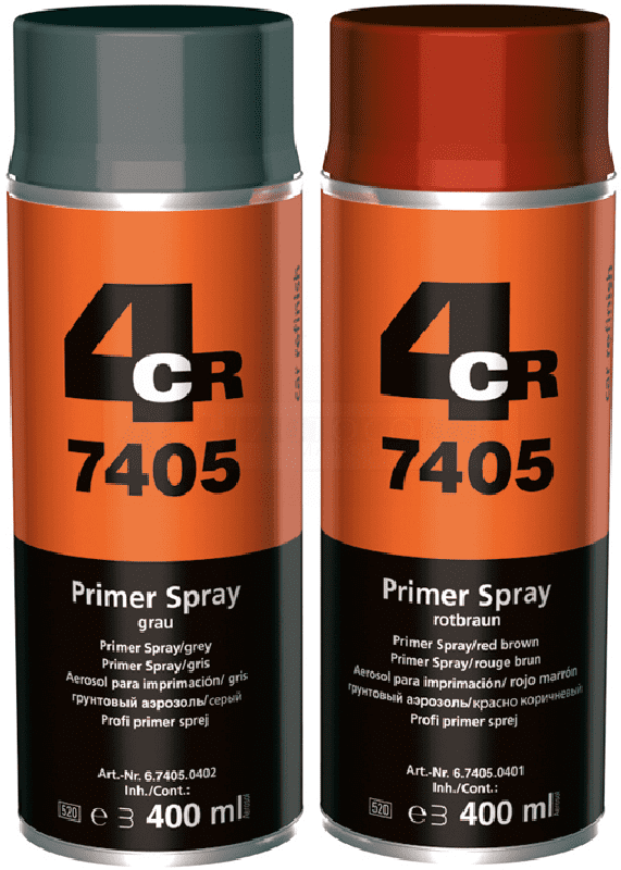 4CR Profi Primer Spray 400 ml rotbraun oder grau 7405